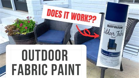 rustoleum metallic paint be used on fabric|best outdoor fabric paint.